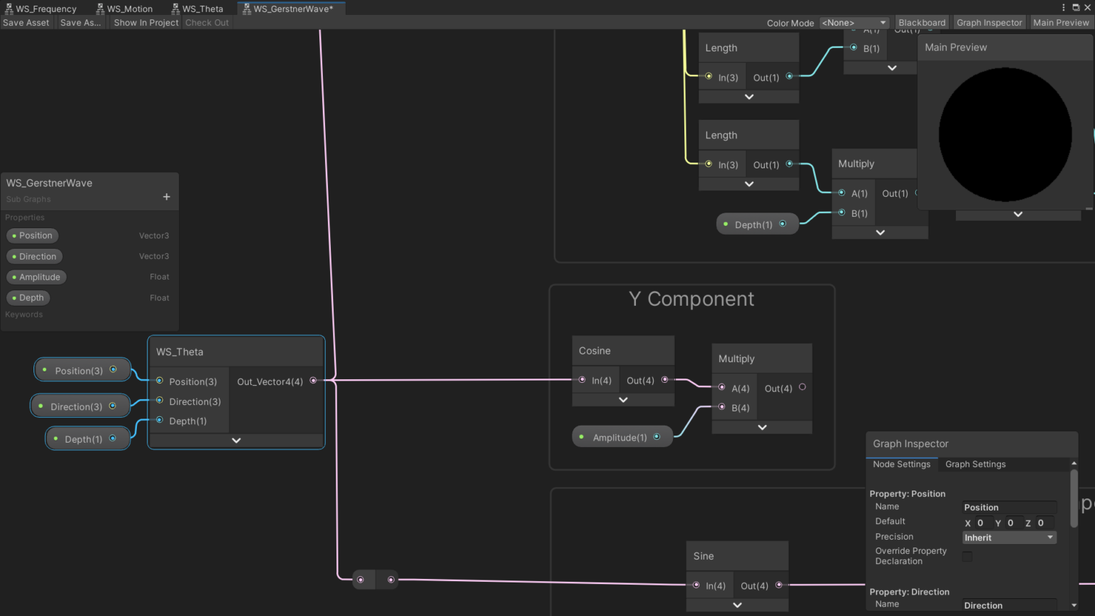 Wave Simulation in Unity Shader Graph - Jared J. Roberge